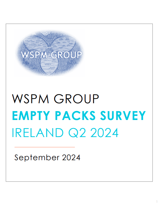 WSPM GROUP EMPTY PACKS SURVEY IRELAND Q2 2024